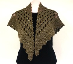 Openwork shawl crochet, Acrylic. BR -1 - $90.00