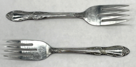 Oneida LTD Wm A. Rogers Fenway Salad Fork Lot of 2 Forks Stainless Silve... - $4.55