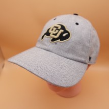 Colorado Buffaloes Hat Cap &#39;47 Brand Grey Adjustable NCAA Wool Blend - £19.66 GBP