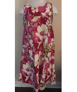 Vintage 60s-70s Aloha Authentic Hawaiian Originals Dress Barkcloth Flora... - $126.52 CAD