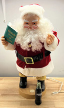 Vtg 1992 Coca Cola Animation Collection 24&quot; Tall Santa &quot;Checking His List&quot; READ - £43.30 GBP
