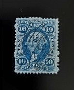 1862-71 10c U.S. Internal Revenue, Washington, First Issue, Contract, Bl... - $36.82 MXN