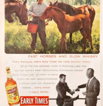 1956 Early Times Kentucky Bourbon Whiskey Advertisement Distillery Liquo... - $29.99