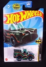 Hot Wheels Batman green &amp; red Tooned Classic TV Series Batmobile 1/5 NEW - £4.66 GBP