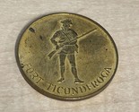 Vintage Fort Ticonderoga Coin Travel Souvenir KG JD - $19.79