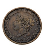 1841 Hard Times Token Not One Cent,  Millions For Defence, HT-58 - $61.12 CAD