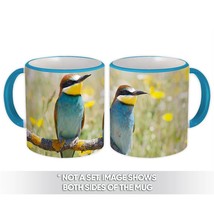 Bee Eater Bird : Gift Mug Animal Nature Colorful Ecology Pet Birdwatcher Exotic - £12.70 GBP