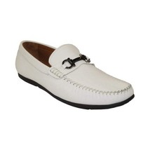 Men's Driving Shoes GENIO Turkey Casual Dress Genuine Leather 120741706 White image 5