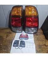 2000-06 Toyota Tundra Tail Lights Assembly Pair Red Amber Clear Housing ... - €60,18 EUR