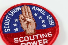 Vintage 1969 Scout Show Scouting Power Round Boy Scouts America BSA Camp Patch - £9.34 GBP