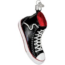 Old World Christmas High Top Sneaker Glass Ornament FREE BOX 32172 New - $19.89