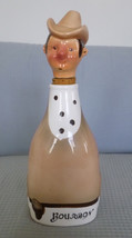 Vintage 1950s 1960s Ceramic Liquor Decanter Bourbon Figural Cowboy Japan MIJ - £11.79 GBP
