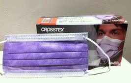 Crosstex Secure Fit Procedure Face Masks, Lavender/Purple - £19.14 GBP