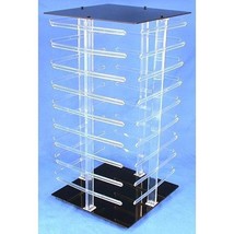 144 Card Rotating Revolving Acrylic Earring Jewelry Display Tower 19 1/2&quot; - £27.02 GBP