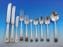 San Juan by Wallace Sterling Silver Flatware Set Service 85 pcs in Fitted chest - £4,810.39 GBP