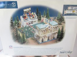 Dept 56 55001 Champsfield Stadium Lighted Building NFL Snow Village D4 - $3,120.68 MXN
