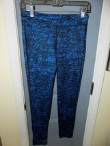 Old Navy Active Blue And Black Compression Leggings Size XL (14) Girl&#39;s EUC - £14.32 GBP