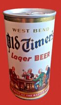 Old Vintage Old Timers Beer Can Metal Sign 8x12in  Mancave Garage 23 - $24.74