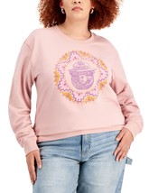Mad Engine Womens Trendy Plus Size Smokey The Bear Graphic T-Shirt,Dusty Pink,2X - £42.47 GBP