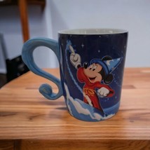 Disney Parks Fantasia Sorcerer Mickey Mouse Ceramic Coffee Mug Cup EUC - £17.40 GBP