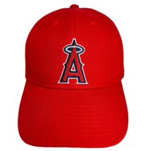 Los Angeles Angels Baseball MLB Hat Cap Radio Am 830 Red Adjustable - £17.95 GBP