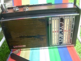  VINTAGE SOVIET RUSSIAN USSR TRANSISTOR RADIO MERIDIAN 206 ABOUT 1975 - £97.06 GBP