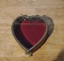 Stylebuilt NY No. 43 Antique Heart Shaped Jewelry Box - £29.24 GBP