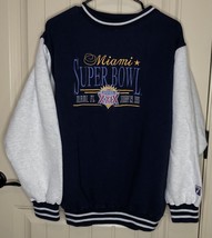 Vintage 90’s Super Bowl XXIX 1995 Miami Florida Sweatshirt Logo 7 Size Large - £27.06 GBP