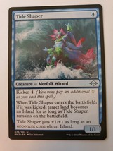 MTG Magic The Gathering Card Tide Shaper Creature Merfolk Wizard Blue Modern Hor - £5.96 GBP