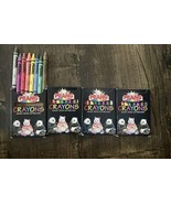 Vintage Prang Fun Pro Crayons made from Soybeans 4 boxes of 8 (32 crayons) - $23.08 CAD
