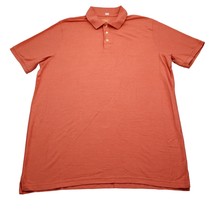 Foundry Shirt Mens 2XLT Tall Orange Polo Supply Co Short Sleeve Collared Casual - £14.22 GBP