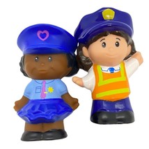 Fisher-Price Little People Crossing Card &amp; Police Officer 2 Females - $7.68