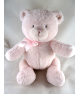 Baby Gund Teddy Bear Plush Stuffed Animal Pink 12&quot; sitting 10&quot; - $20.28 CAD