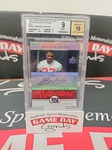2005 UD Reflections Signature Reflections Red Brandon Jacobs NY Giants BGS 9/10 - £17.62 GBP