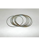 Vintage-New Sterling Silver Bangle Bracelet Set x6 - €38,62 EUR