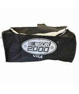 NASCAR 2000 VISA MBNA America Corp Gym Bag Black &amp; White Nylon - £9.49 GBP
