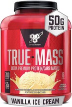 BSM TRUE-MASS Ultra Premium Protein/Carb Matrix (Vanilla Ice-Cream) 5.82... - $54.99