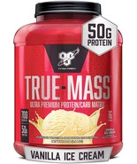 BSM TRUE-MASS Ultra Premium Protein/Carb Matrix (Vanilla Ice-Cream) 5.82... - £44.33 GBP