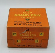 Eley Grand Prix 12 Gauge Cartridges Empty Box - £23.66 GBP