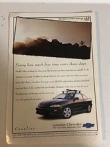 1997 Chevrolet Cavalier Car Vintage Print Ad Advertisement pa19 - £5.42 GBP