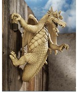 Medieval Dragon Climbing Wall Statue (dt) - £158.26 GBP