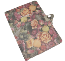 Secrets Diary Journal with Lock and Keys Sealed New Pink Green Flowers - £4.25 GBP
