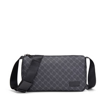 Summer Shoulder Bag Men&#39;s Casual Small Satchel Crossbody Bag Horizontal Rhombic  - £20.16 GBP