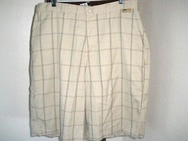 Men&#39;s AARON CHANG CASUAL OUTDOORS PLAID SHORTS 6 Pockets Size 36  - £19.66 GBP