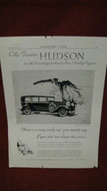 Vintage Hudson Car Magazine Ad #2 - £19.32 GBP