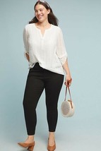 Anthropologie Pilcro High-Rise Black Denim Ankle Leggings Plus Size 26W - £79.38 GBP