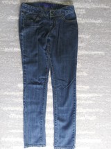 Max Azria Miley Cyrus Juniors Skinny Jeans Blue Size 7 - £10.27 GBP