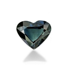 UNHEATED 3.41 cts Natural Greenish Blue sapphire heart gem. - £2,037.97 GBP
