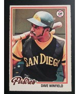 1978 O-Pee-Chee OPC #78 Dave Winfield San Diego Padres Baseball Card NM/... - £11.79 GBP
