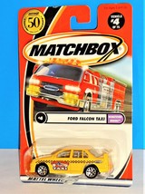 Matchbox 2002 Hometown Heroes Series #4 Ford Falcon Taxi Roy Roo&#39;s Yellow - £3.15 GBP